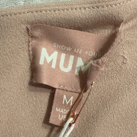 NWT Show Me your Mumu Paris Gown Dusty Blush Stretch - Picture 13 of 14